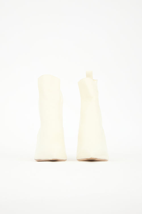 Jil Sander Leather Wedge Chelsea Boot