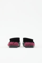 Jil Sander Leather & Shearling Mule
