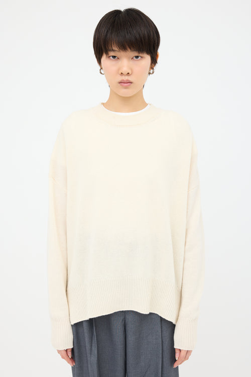 Jil Sander Oversized Crewneck Sweater
