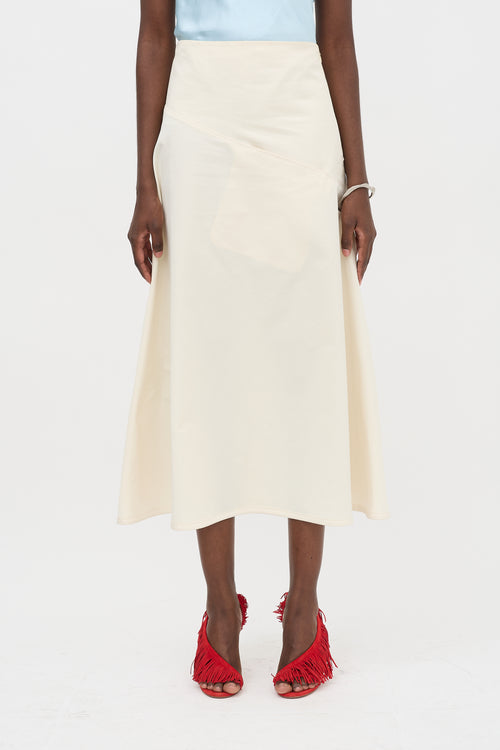 Jil Sander Panelled Midi Skirt