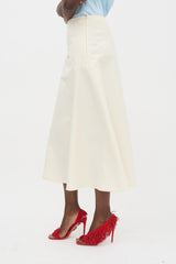 Jil Sander Panelled Midi Skirt