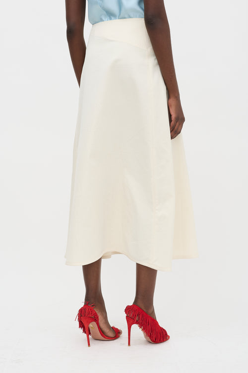 Jil Sander Panelled Midi Skirt