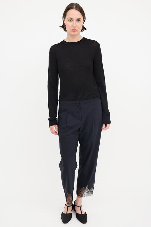 Jil Sander Plus Embroidered Logo Sweater