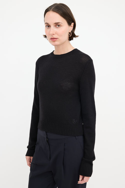 Jil Sander Plus Embroidered Logo Sweater