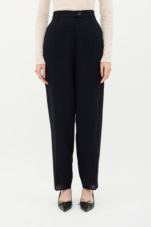 Jil Sander Plus Wool Pinstripe Trouser