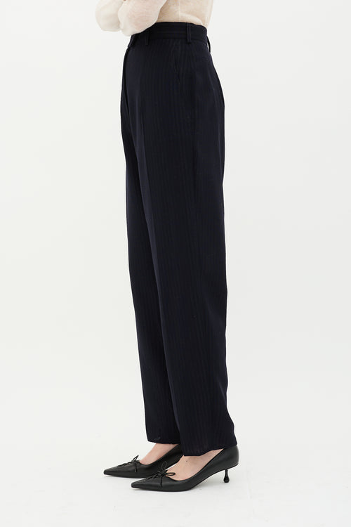 Jil Sander Plus Wool Pinstripe Trouser