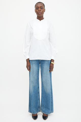 Jil Sander Poplin Bib Shirt