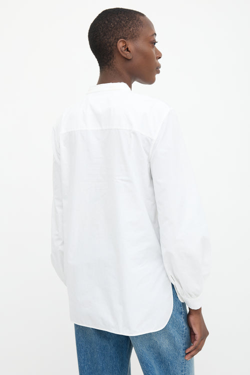 Jil Sander Poplin Bib Shirt