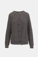 Jil Sander Ribbed Collar Cardigan