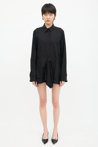 Jil Sander Ruffle Hem Shirt