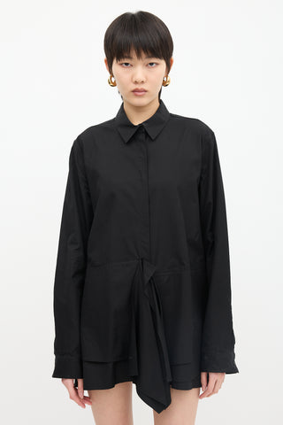 Jil Sander Ruffle Hem Shirt