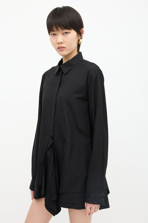 Jil Sander Ruffle Hem Shirt