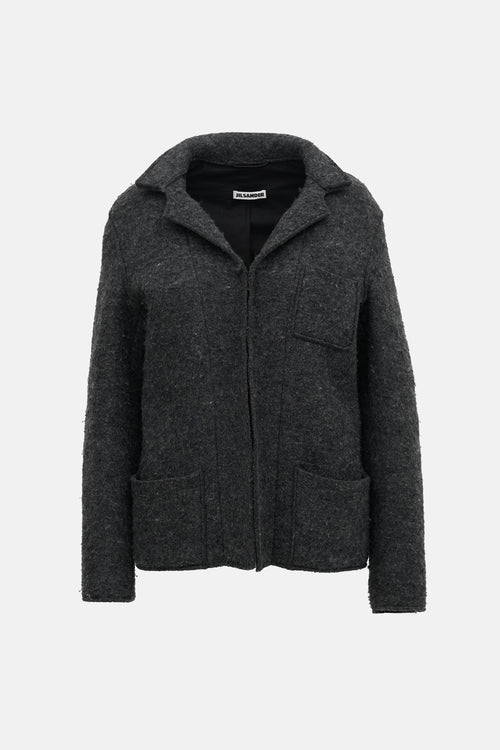 Jil Sander Wool Patch Pocket Jacket