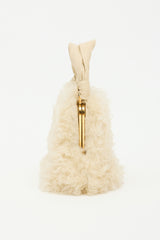 Jil Sander Shearling Goji Square Small Bag