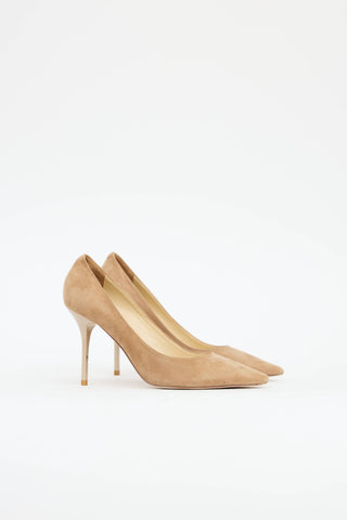 Jimmy Choo Suede Stiletto Pump