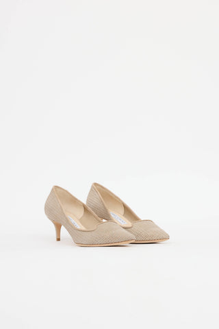 Jimmy ChooSuede Textured Pump