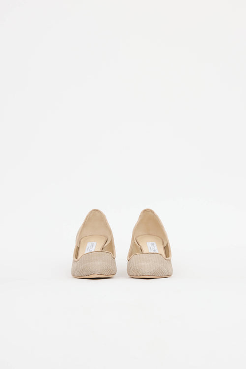 Jimmy ChooSuede Textured Pump