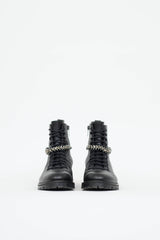 Jimmy Choo Crystal Cruz Combat Boot