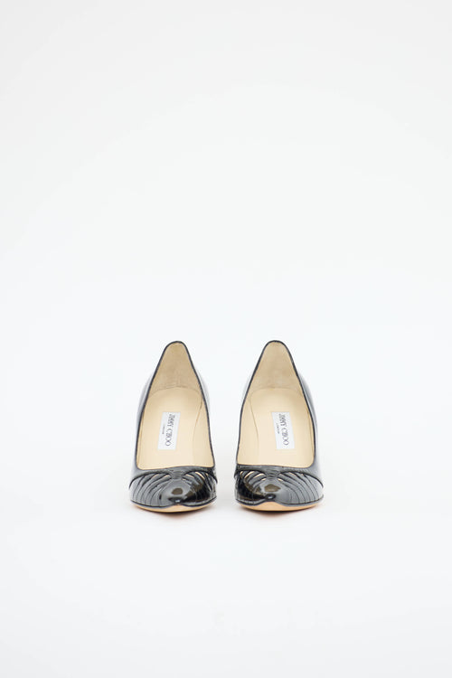 Jimmy Choo Patent Cut Out Pump