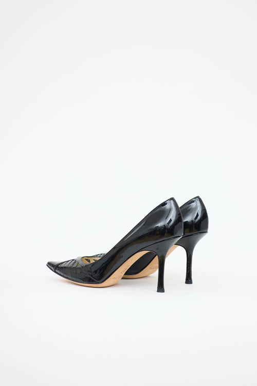 Jimmy Choo Patent Cut Out Pump