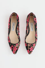 Jimmy Choo Lace Floral Flat