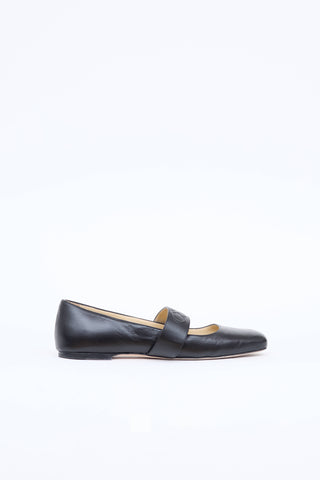 Jimmy Choo Logo Ballet Flat