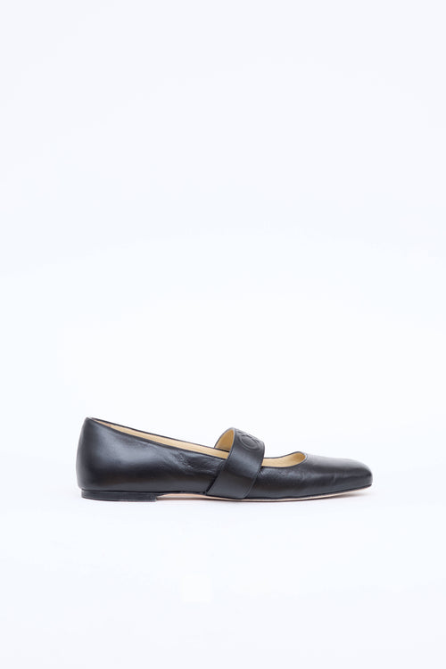 Jimmy Choo Logo Ballet Flat