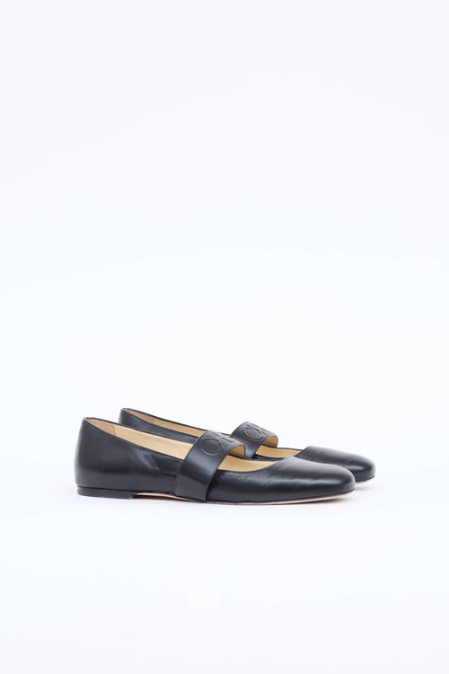 Jimmy Choo Logo Ballet Flat