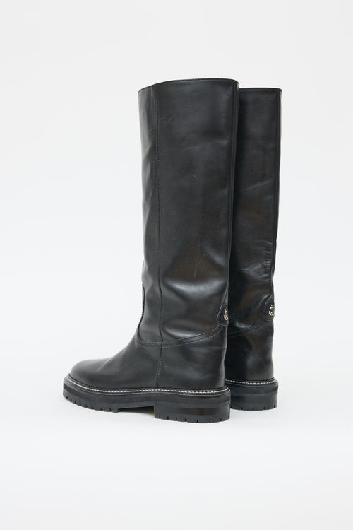 Jimm Choo Leather Yomi Boot