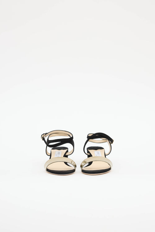 Jimmy Choo Suede Marine Sandal