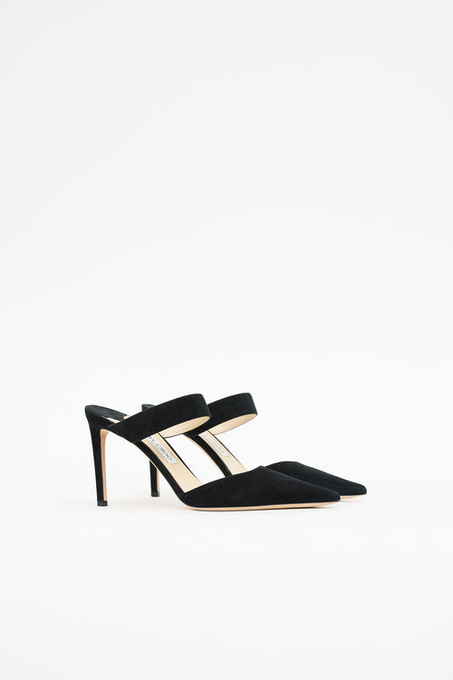 Jimmy Choo Suede Pointy Mule