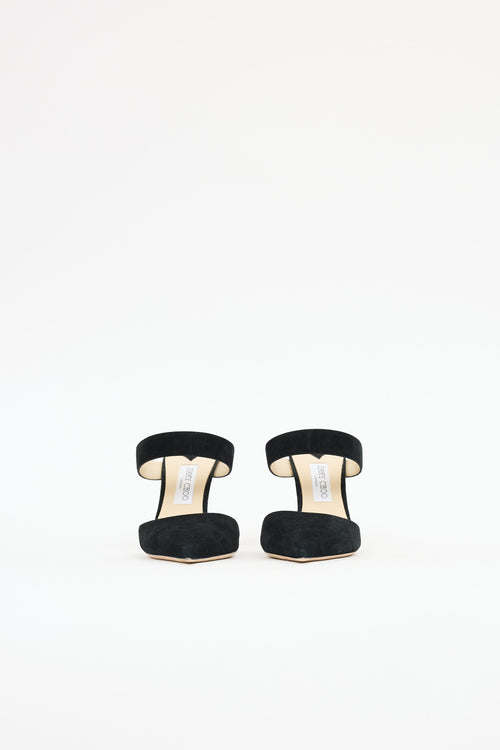 Jimmy Choo Suede Pointy Mule