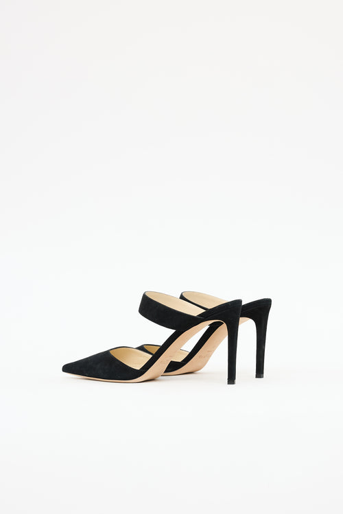 Jimmy Choo Suede Pointy Mule