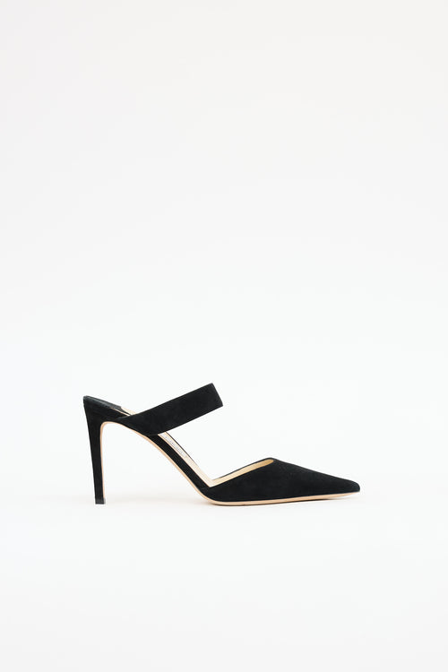 Jimmy Choo Suede Pointy Mule