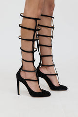 Jimmy Choo Suede Dali Knee High Heel