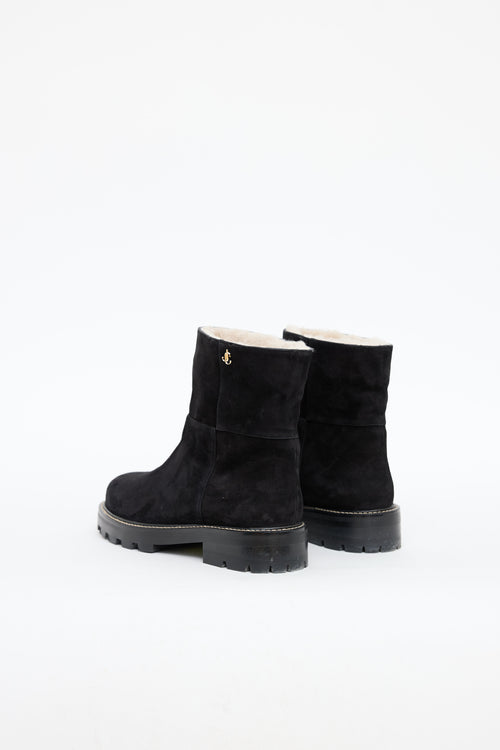 Jimmy Choo Suede Lined Ankle Boot