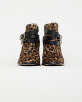 Jimmy Choo Brown & Black Textured Ankle Boot