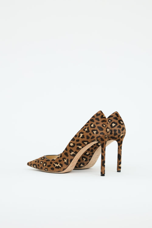Jimmy Choo Brown Pattern Pump
