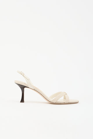 Jimmy Choo Canvas Elsy Slingback Sandal