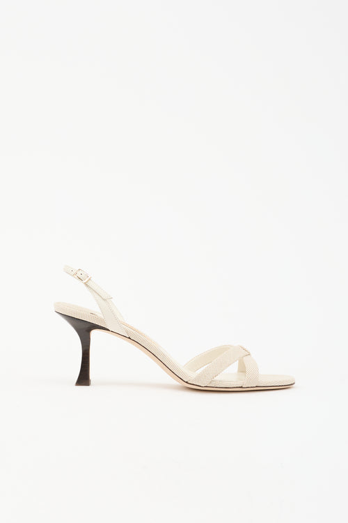 Jimmy Choo Canvas Elsy Slingback Sandal