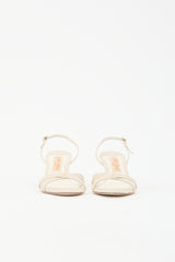 Jimmy Choo Canvas Elsy Slingback Sandal