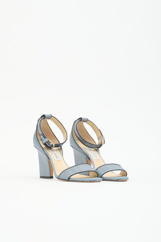 Jimmy Choo Coated Denim Edina Sandal