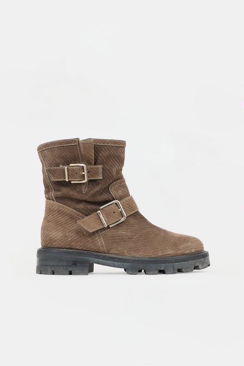 Jimmy Choo Corduroy Suede Youth II Boot