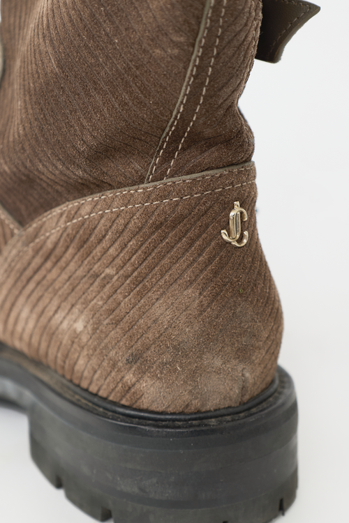 Jimmy Choo Corduroy Suede Youth II Boot