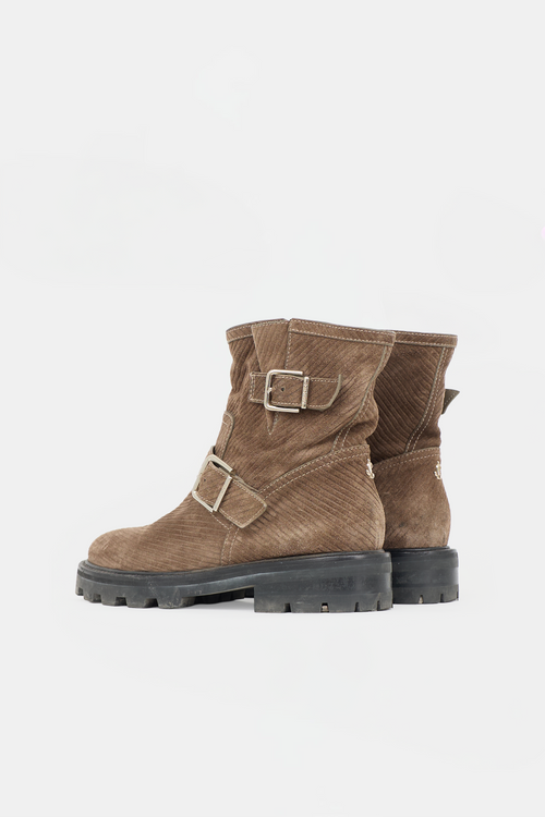 Jimmy Choo Corduroy Suede Youth II Boot