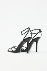 Jimmy Choo Embossed Leather Leo Sandal