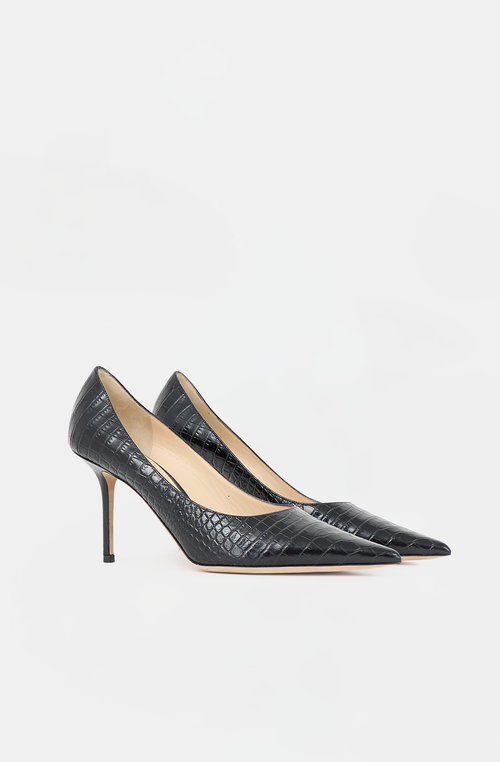 Jimmy Choo Embossed Leather Love Pump