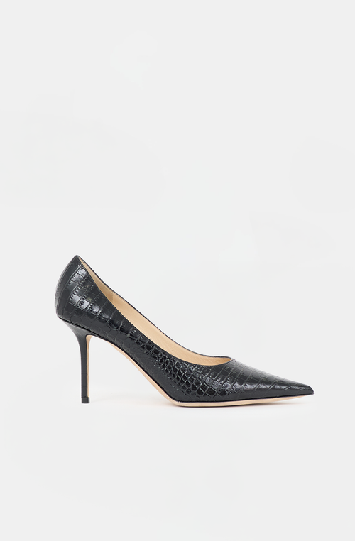 Jimmy Choo Embossed Leather Love Pump