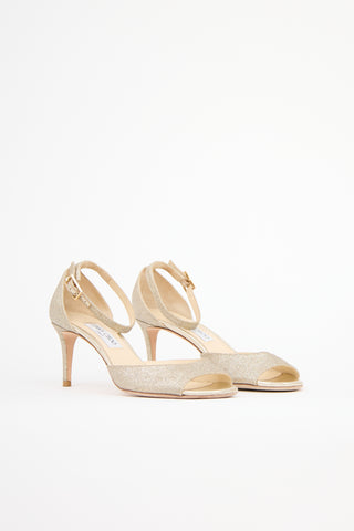 Jimmy Choo Glitter Annie Sandal
