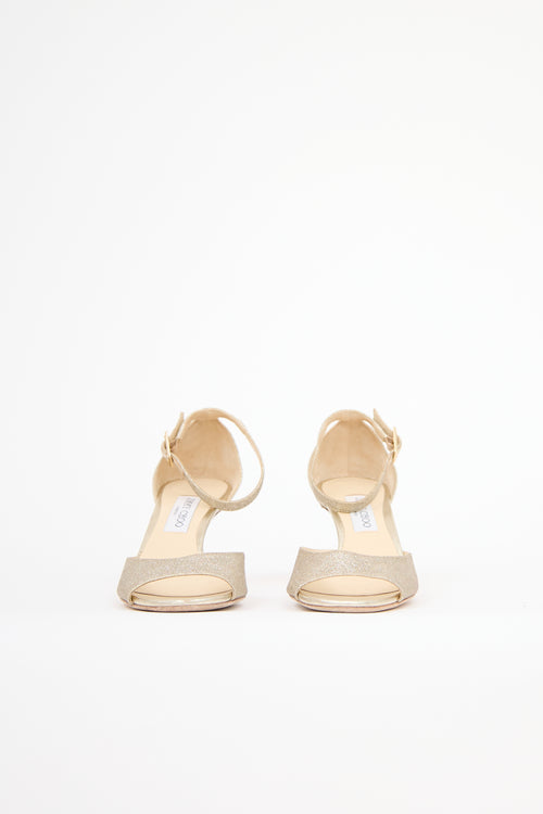 Jimmy Choo Glitter Annie Sandal